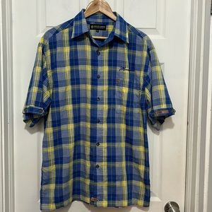 MECCA JEANS short sleeved button down. Size M.